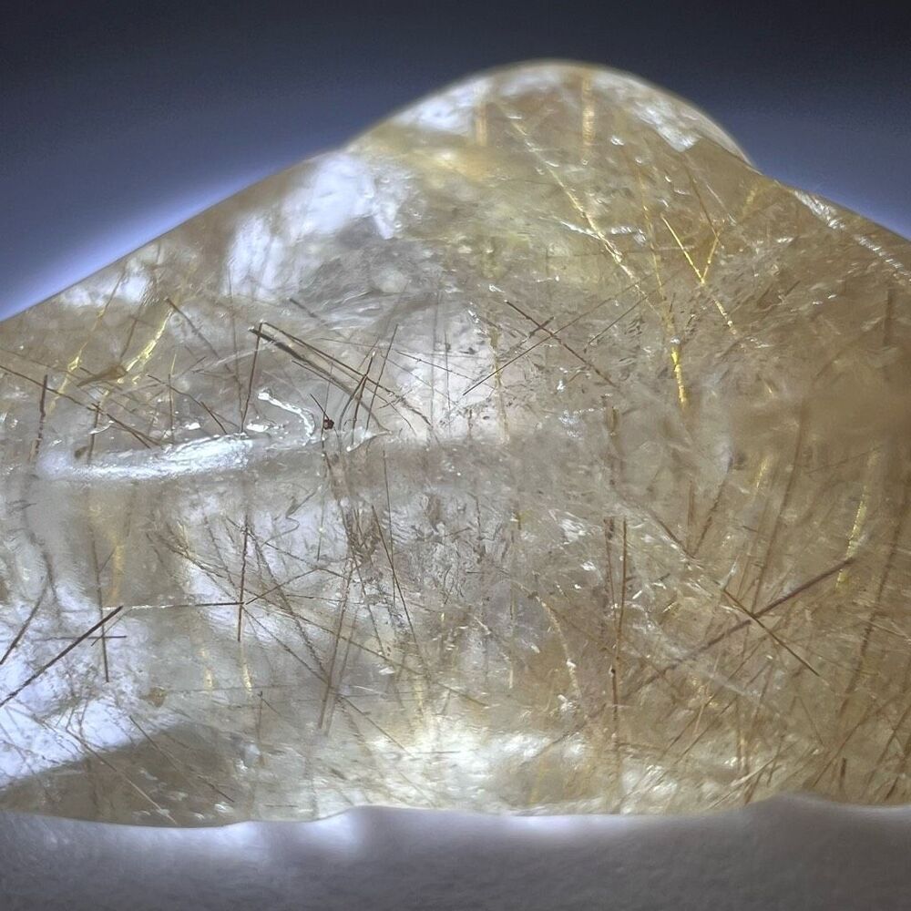 Golden Rutilated Quartz Crystal Freeform - Picture 13 of 15